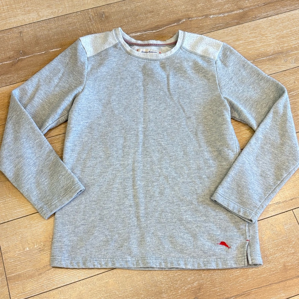 Tommy Bahama Heather Grey Crewneck Sweatshirt